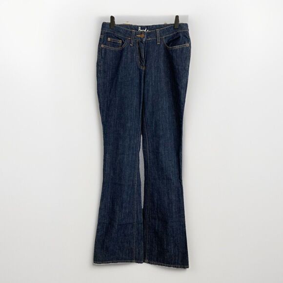 Boden Jeans Women’s 4L Tall Blue Denim Mid Rise Flare Leg Stretch Pants - Picture 1 of 12